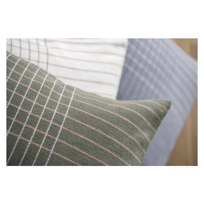 Housse de coussin David Fussenegger NOVA karo vert 60x60