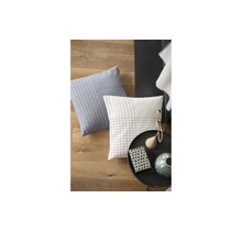 Housse de coussin David Fussenegger NOVA karo gris 60x60