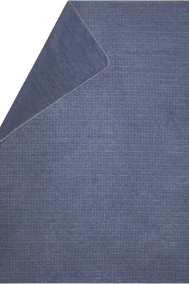 David Fussenegger SAVONA plaid faux uni Taille 150x200 velvet blue