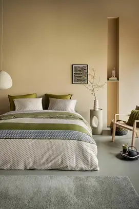 Beddinghouse Dekbedovertrek Aster Green 200x200/220