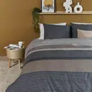 Beddinghouse Beddinghouse Housse de couette Menno Gris 240x200/220