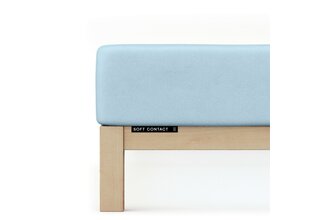 Schlafgut Soft Contact Jersey Flanel Drap-housse S - 90x190 - 100x200 536 Bleu Clair