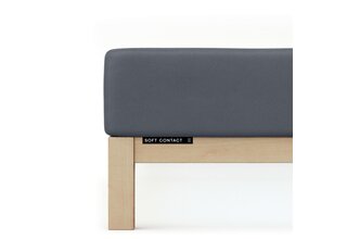 Schlafgut Soft Contact Jersey Flanel Hoeslaken S - 90x190 - 100x200 556 Grey Deep