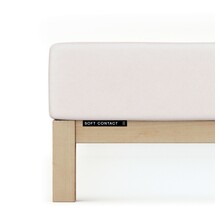 Schlafgut Soft Contact Jersey Flanel Hoeslaken S - 90x190 - 100x200 744 Sand Light