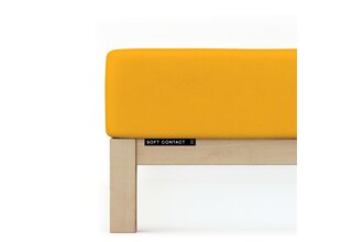 Schlafgut Soft Contact Jersey Flanel Hoeslaken M - 120x200 - 130x200 196 Yellow Deep