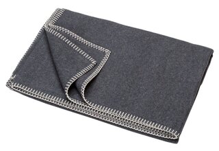 David Fussenegger plaid Sylt uni 140x200cm Anthracite