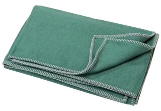 David Fussenegger plaid Sylt uni 140x200cm Dark green