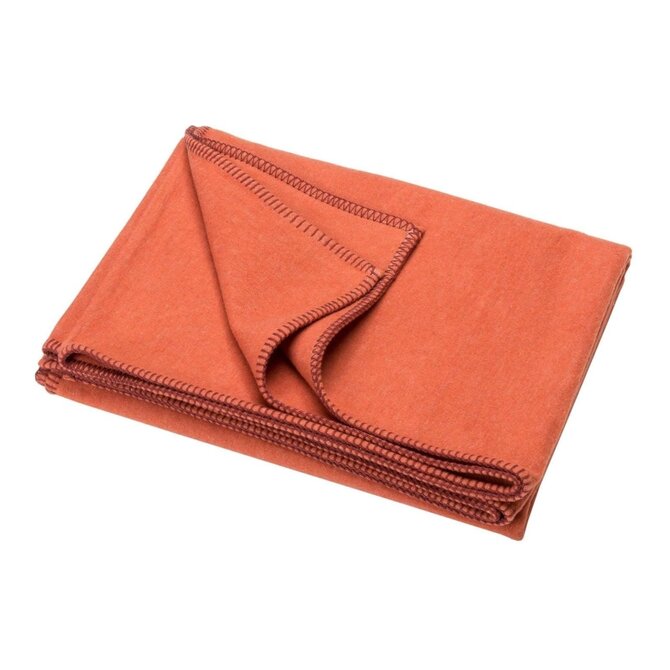 David Fussenegger plaid Sylt uni 140x200cm Terracotta David Fussenegger plaid Sylt uni 140x200cm Terracotta