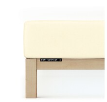 Schlafgut Soft Contact Jersey Flanel Drap-Housse XL - 180x200 - 200x200 132 Jaune Clair