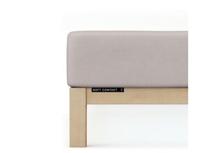 Schlafgut Soft Contact Jersey Flanel Hoeslaken XL - 180x200 - 200x200 496 Sand Mid