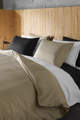 Dommelin Housse de couette Pico Satin 400TC Blanc 240x200/220 cm