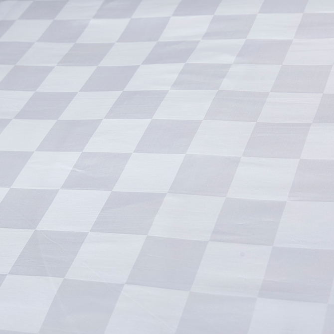 Dommelin Dekbedovertrek Quadra Satijn 300tc Wit 200x200/220 Dommelin Dekbedovertrek Quadra Satijn 300tc Wit 200x200/220