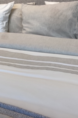 Housse de couette Dommelin Prestige Percale 200tc Écru 140x200/220