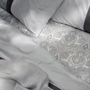 Dommelin Dommelin Housse de couette Padua Percal 200TC gris éléphant 260x200/220 cm
