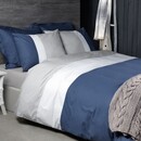 Dommelin Dommelin Housse de couette Padua Percale 200TC Argent 260x200/220 cm
