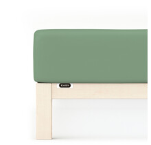 Schlafgut EASY Jersey Elasthan Hoeslaken L - 140x200 - 160x220 665 Green Mid
