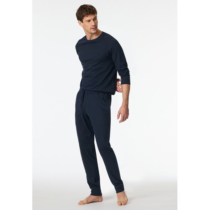 Schiesser Pantalon Long bleu nuit 182183 50/M
