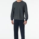 Schiesser Schiesser Pyjama Long midnight blue 182196 50/M