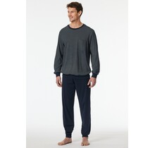 Schiesser Pyjama Long midnight blue 182196 50/M