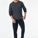 Schiesser Schiesser Pyjama Long bleu nuit 182196 50/M