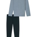Schiesser Schiesser Pyjama long bleu nuit 182514 52/L
