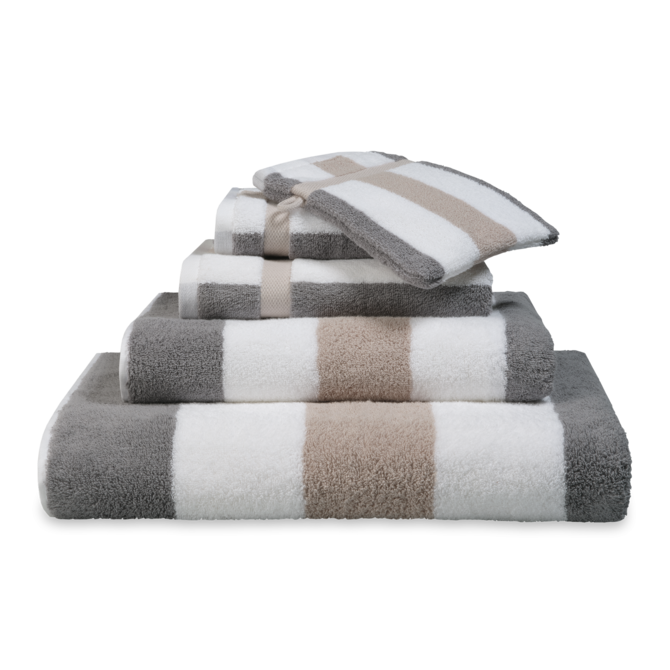 Vandyck Vancouver Serviette de Mode 55x100 pierre