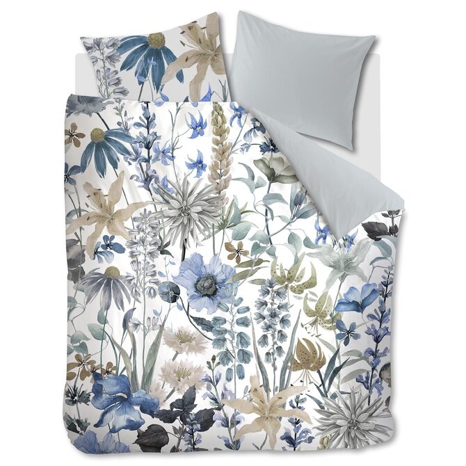 Beddinghouse Housse de couette Sybil Bleu 140x200/220 cm Beddinghouse Housse de couette Sybil Bleu 140x200/220 cm