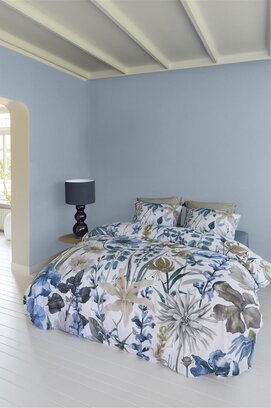 Beddinghouse Dekbedovertrek Sybil Blauw 200x200/220 cm