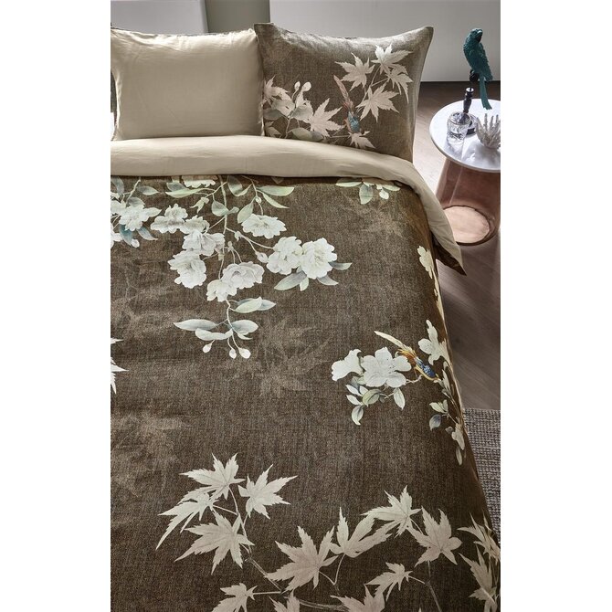 Beddinghouse Dekbedovertrek Thalasa Bruin 240x200/220 cm