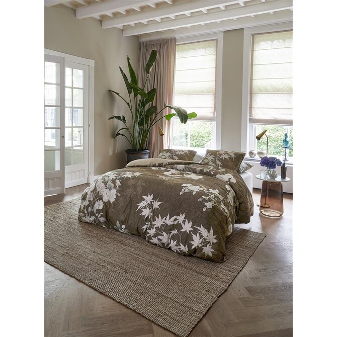 Beddinghouse Dekbedovertrek Thalasa Bruin 260x200/220 cm Beddinghouse Dekbedovertrek Thalasa Bruin 260x200/220 cm