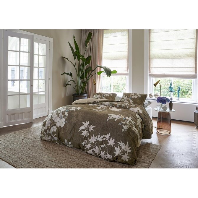 Beddinghouse Dekbedovertrek Thalasa Bruin 260x200/220 cm Beddinghouse Dekbedovertrek Thalasa Bruin 260x200/220 cm