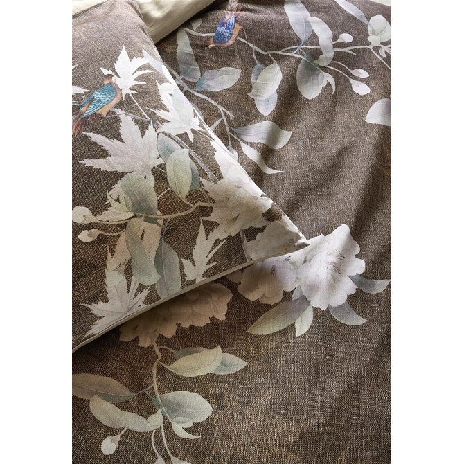 Beddinghouse Dekbedovertrek Thalasa Bruin 260x200/220 cm Beddinghouse Dekbedovertrek Thalasa Bruin 260x200/220 cm