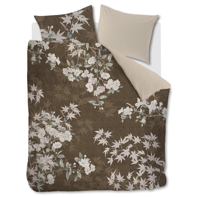 Beddinghouse Dekbedovertrek Thalasa Bruin 260x200/220 cm Beddinghouse Dekbedovertrek Thalasa Bruin 260x200/220 cm