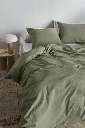 Beddinghouse Dekbedovertrek Summer Groen 140x200/220 cm