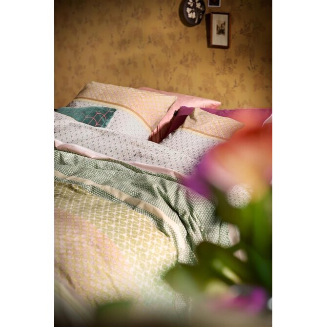 At Home by Bedding House Dekbedovertrek Rows  Multi 240x200/220 cm