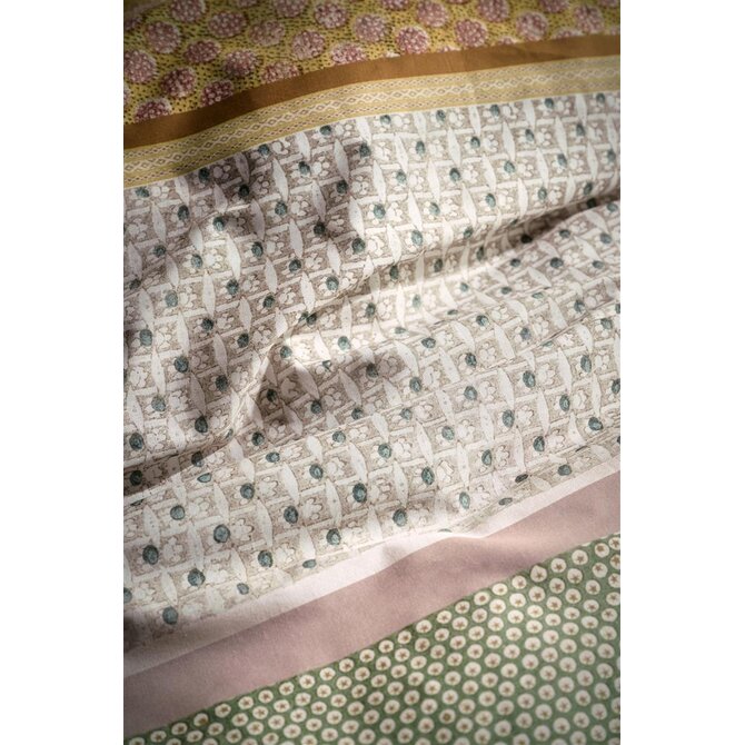 At Home by Bedding House Dekbedovertrek Rows  Multi 240x200/220 cm