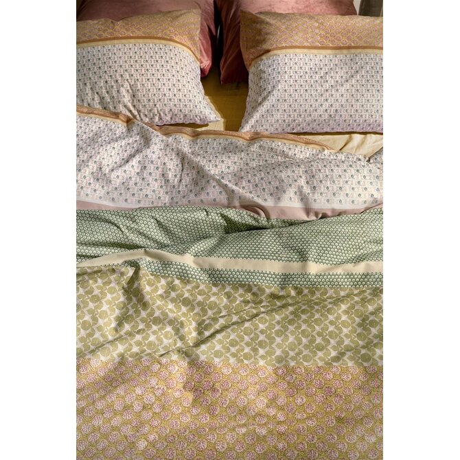 At Home by Bedding House Dekbedovertrek Rows  Multi 240x200/220 cm