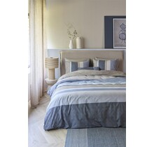 Beddinghouse Housse de Couette Jorren Bleu Gris 140x200/220 cm