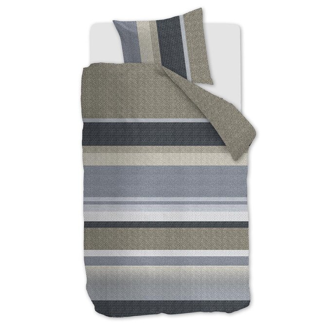 Beddinghouse Housse de Couette Jorren Bleu Gris 260x200/220 cm