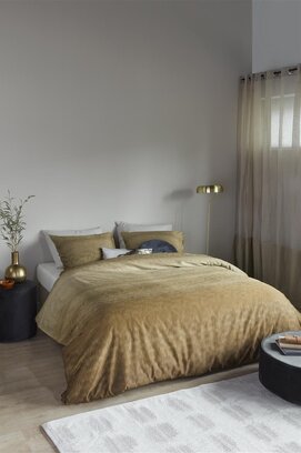 Beddinghouse Housse de couette Lexi Or 260x200/220 cm