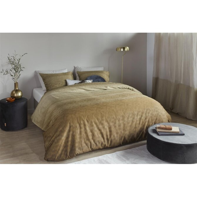 Beddinghouse Housse de Couette Lexi Or 260x200/220 cm