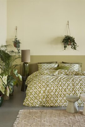 Beddinghouse Housse de couette Mae Vert 200x200/220 cm