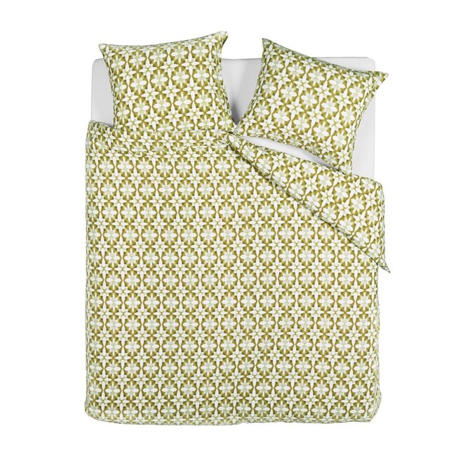 Beddinghouse Housse de Couette Mae Vert 200x200/220 cm