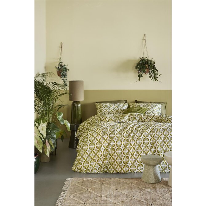 Housse de couette Beddinghouse Mae Vert 240x200/220 cm