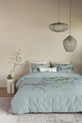 Beddinghouse x Van Gogh Museum Housse de couette Blossom - Bleu Gris 200x200/220 cm