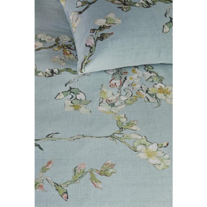 Beddinghouse x Van Gogh Museum Housse de couette Blossom - Bleu Gris 200x200/220 cm Beddinghouse x Van Gogh Museum Housse de couette Blossom - Bleu Gris 200x200/220 cm