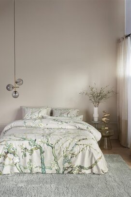 Beddinghouse x Van Gogh Museum Housse de couette Blossoming - Sable 200x200/220 cm