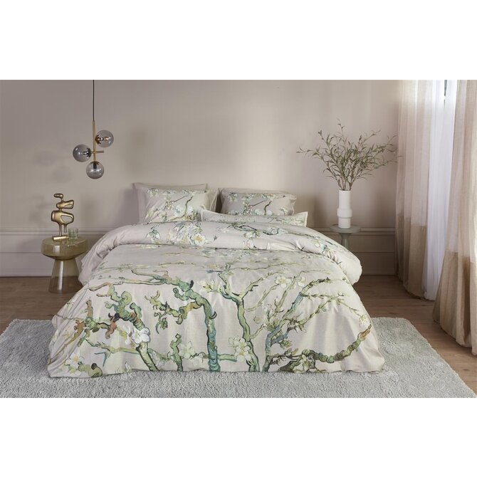 Beddinghouse x Van Gogh Museum Housse de couette Blossoming - Sable 240x200/220 cm