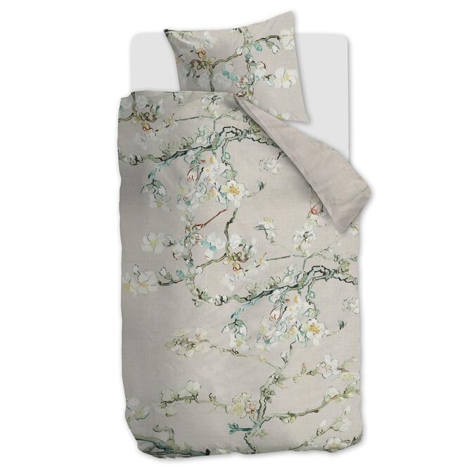 Beddinghouse x Van Gogh Museum Housse de couette Blossoming - Sable 240x200/220 cm