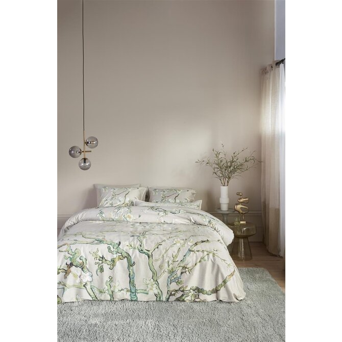 Beddinghouse x Van Gogh Museum Housse de couette Blossoming - Sable 260x200/220 cm